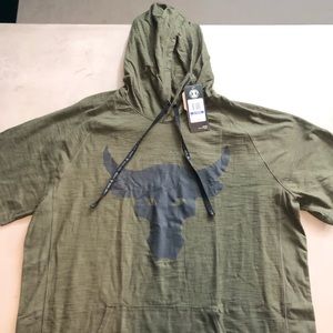 Under Armour Project Rock Hooded T Shirt